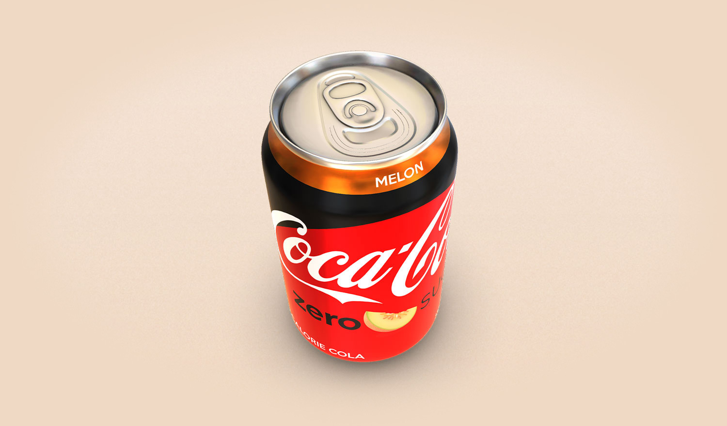 3D augmented reality coke can used in market research