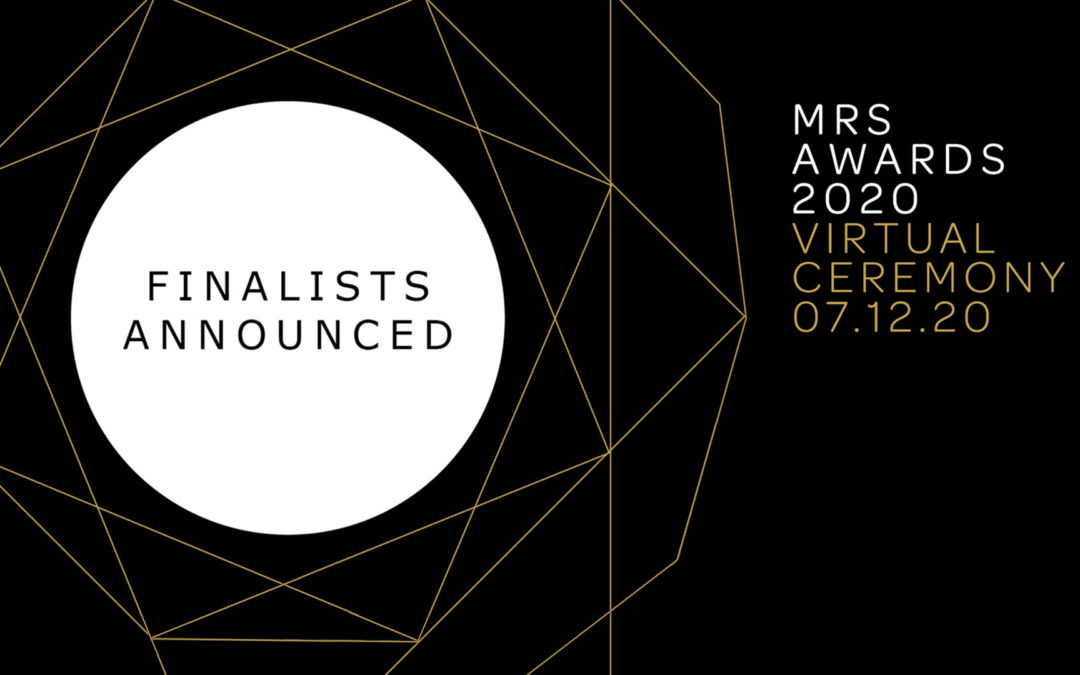 MRS awards 2020 finalists