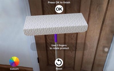 Mobile AR Swiffer demo for new product research and development